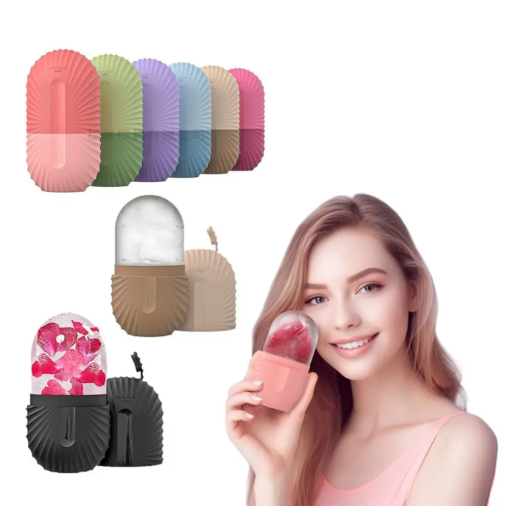 

Silicone Ice Facial Roller Leak Proof Easy To Use Beauty Lifting Tools Reusable Durable Ice Face Mold Brighten Lubricate