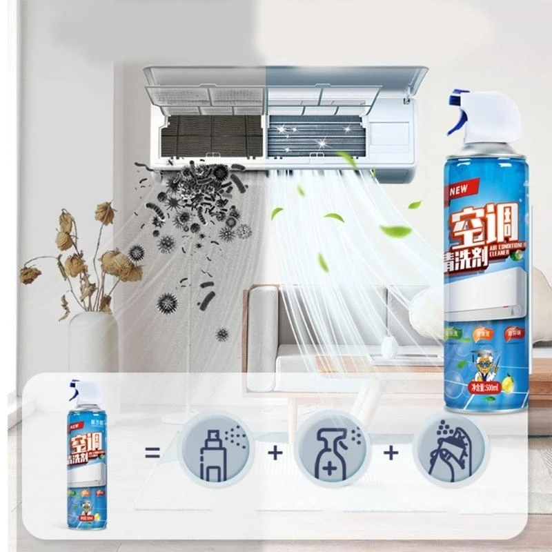  Multipurpose Powerful Air Conditioner Cleaner Heavy Duty Detergent Clean Deodorizer No Washing Foaming Cleaning Agent