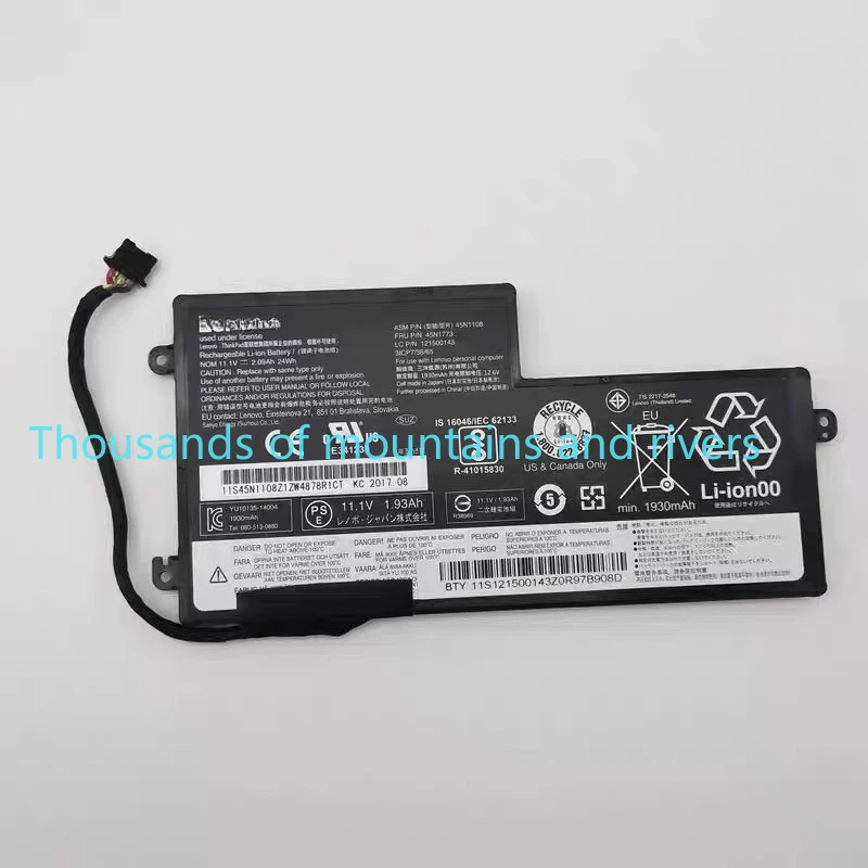 

Новый аккумулятор для Lenovo ThinkPad X240 X240S X230S X250 X260 X270 T450 L450S T440 T440S T450S X240 L450 45N1110 45N1111 45N1112