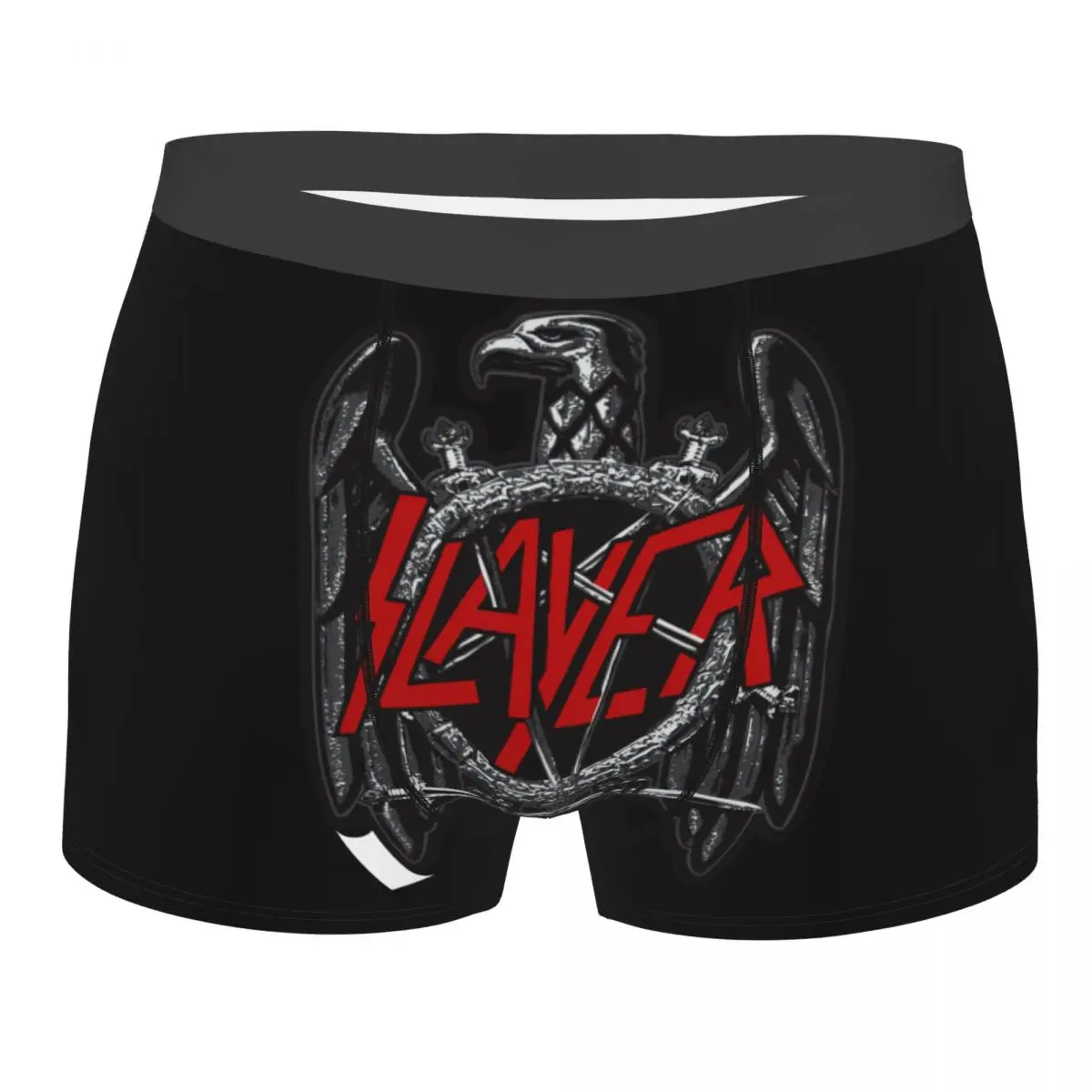 Slayers Logo Underwear Men Print Customized Heavy Metal Thrash Boxer Briefs Shorts Panties Soft Underpants