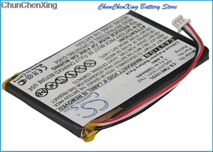 Cameron Sino 1200mAh Battery AHL03713001, TN2 for TomTom AVN4430, Eclipse, TNS410