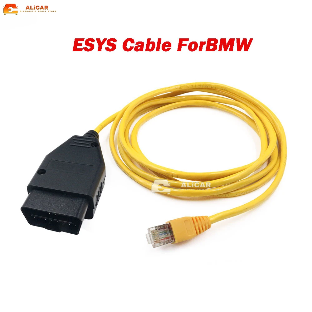ESYS ENET Cable ForBMW Obd 2 Cable ECU Programmer F-serie Refresh Hidden Data ICOM Coding Car Diagnostic Auto Tool Repair Parts