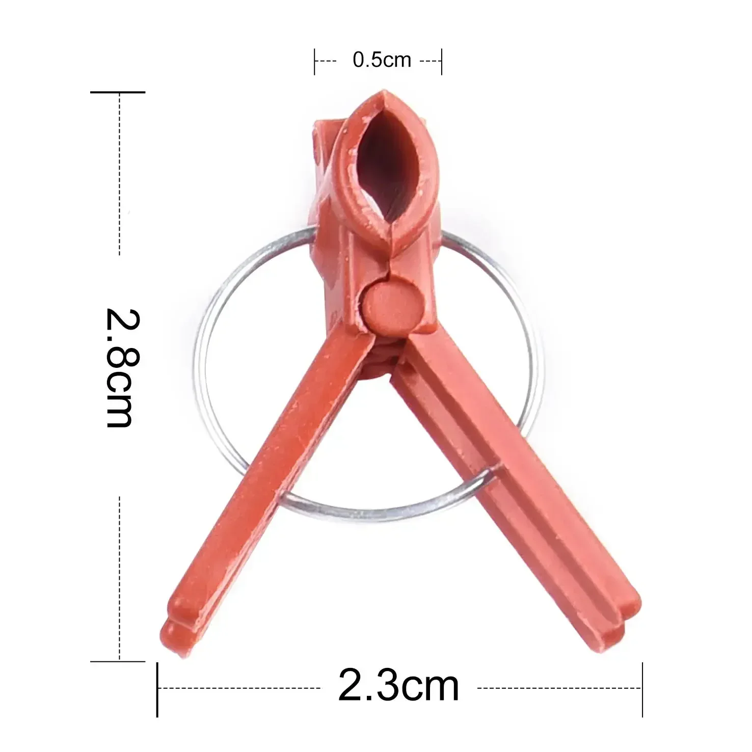 50pcs Premium Plastic Clips Garden Tools For Cucumber Eggplant Watermelon Vegetable Round/flat Mouth Grafting Clips