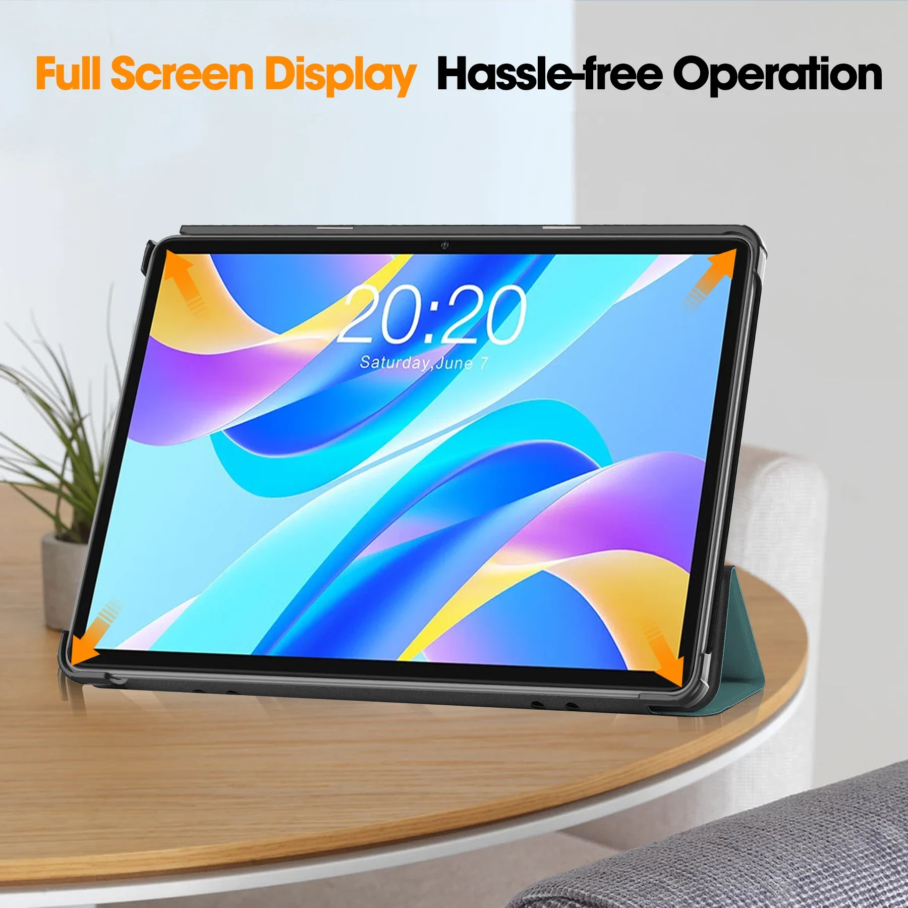 Teclast 자동 수면 케이스, 플립 스탠드, 스마트 폴리오 쉘 태블릿, Teclast M40 Pro M40 P20S P20HD 커버