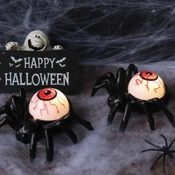 Halloween Explosive Eye Spider Lamp, Horror Props, Luzes Luminosas, Home Bar, Festa de Halloween, Decoração Suprimentos, Brinquedos para Crianças, Presentes