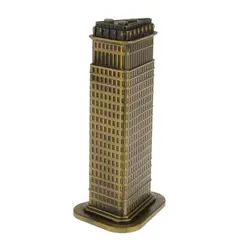Souvenir Building Metal Flatiron Building Model Desk Decor -18cm