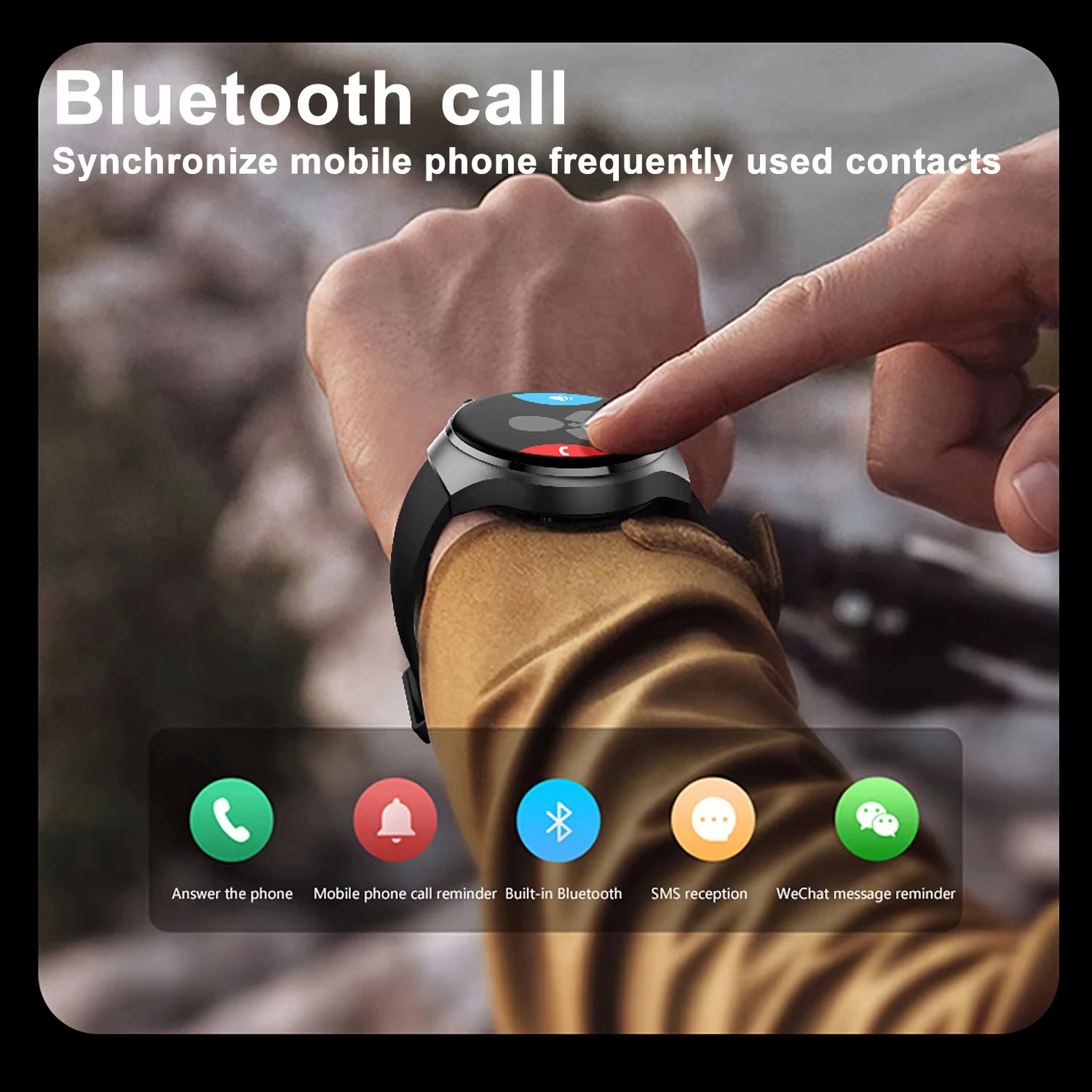 LAXASFIT New Smart Watch 1.52 HD Screen Heart Rate Bluetooth Call NFC Sports Men's Smart Watch 2025