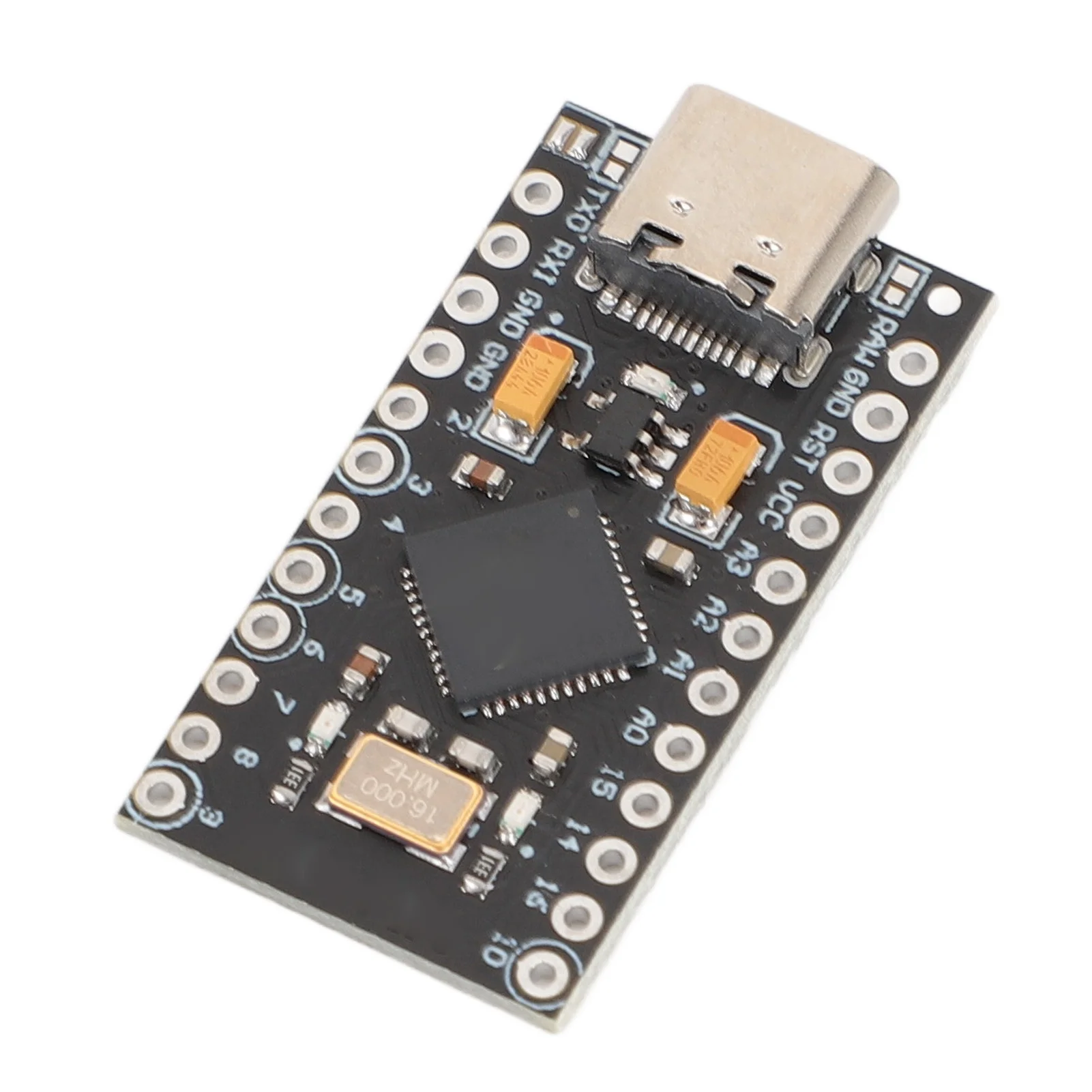 ATMEGA32U4 Pro Type C Development Board with 2 Row Pin Header 5V 16MHz Type C USB Interface 32KB Flash 1KB EEPROM