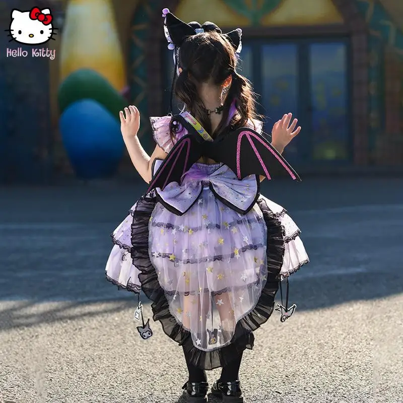 

Sanrio стиль принцессы Хэллоуин платье для девочек на день рождения детская одежда осеннее новое поступление повседневная юбка косплей подарок на Хэллоуин