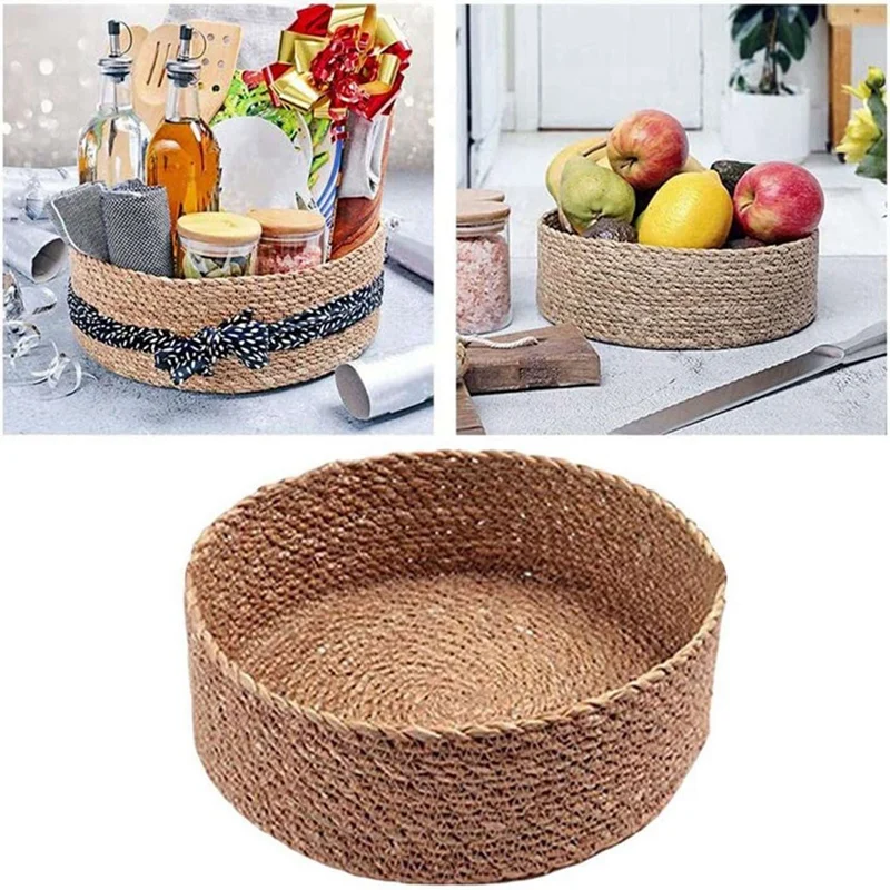 Cesto de lavanderia tecido, cesta tecida, resistente ao desgaste, lanches, brinquedos, saco de armazenamento, diversos, dormitório, 2 pcs