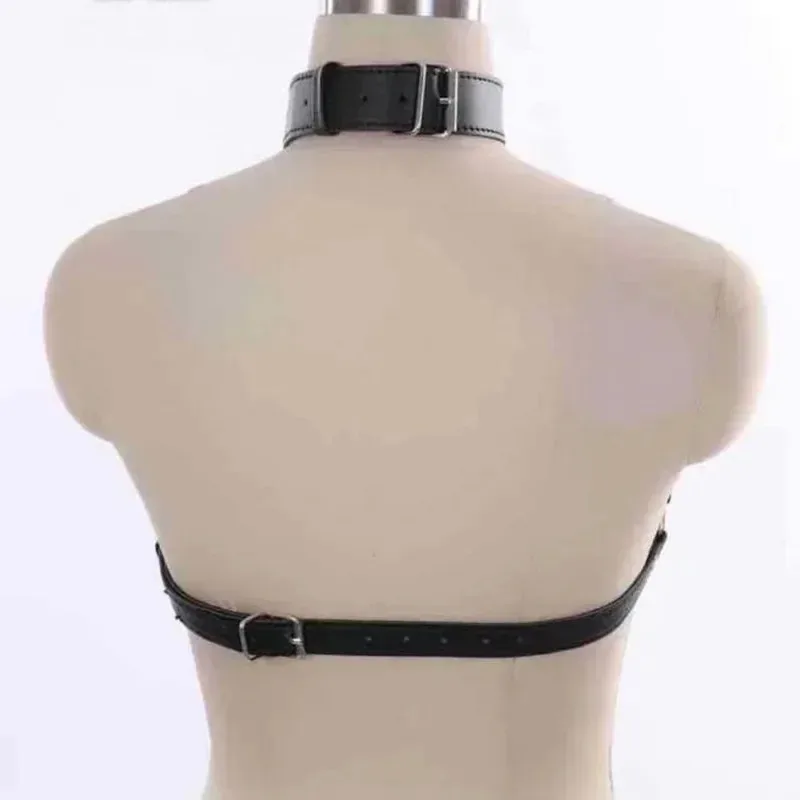 Frauen sexy Brust geschirr Gürtel BDSM Bondage Dessous Körper geschirr Leder Dessous Goth Fetisch Kleidung Festival Rave Outfit