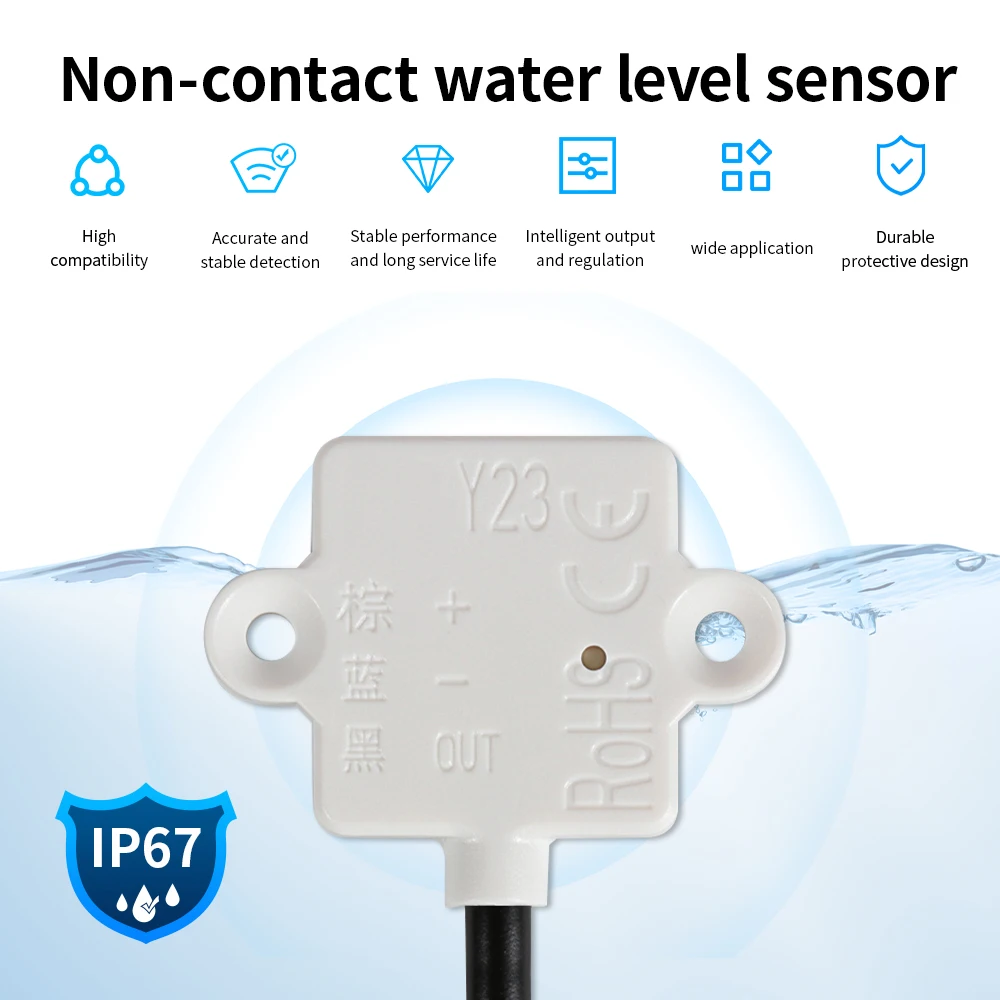 5V XKC-Y23A Non-contact Liquid Level Sensor Water Sensor Adjustable Sensitivity Water Level Detector Switch For DIY Electronics