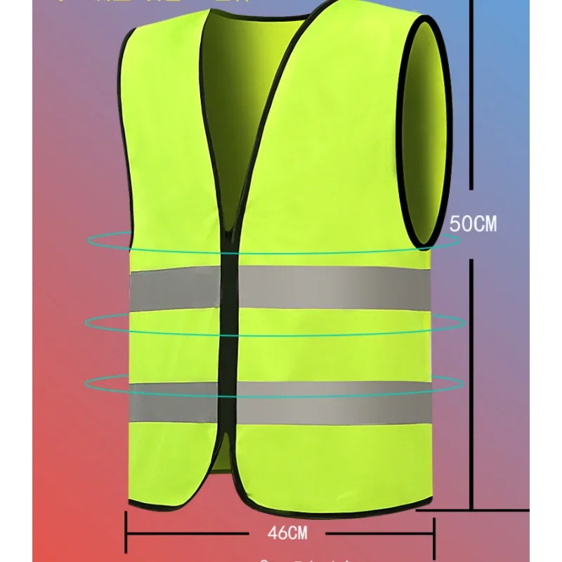 Kids Safety Vest Reflective Clothing Children Protective Vest High Visibility Yellow Fluorescent Safety Vest for School Outdoor