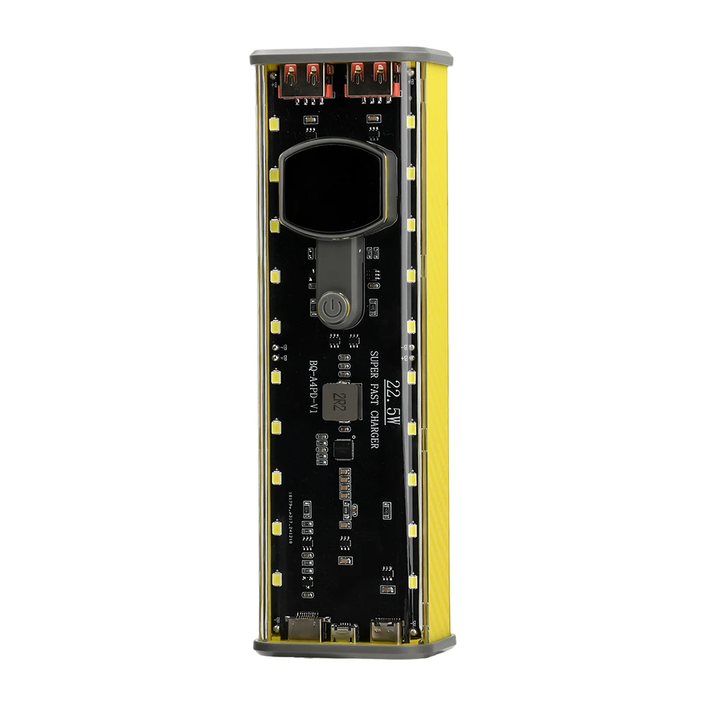 PD 22,5W Schnelllade-Powerbank-Gehäuse 4-Zellen 21700 Batteriegehäuse Lötfreies DIY-Powerbank-Gehäuse Mobiltelefon-Stromversorgung – Detail 16