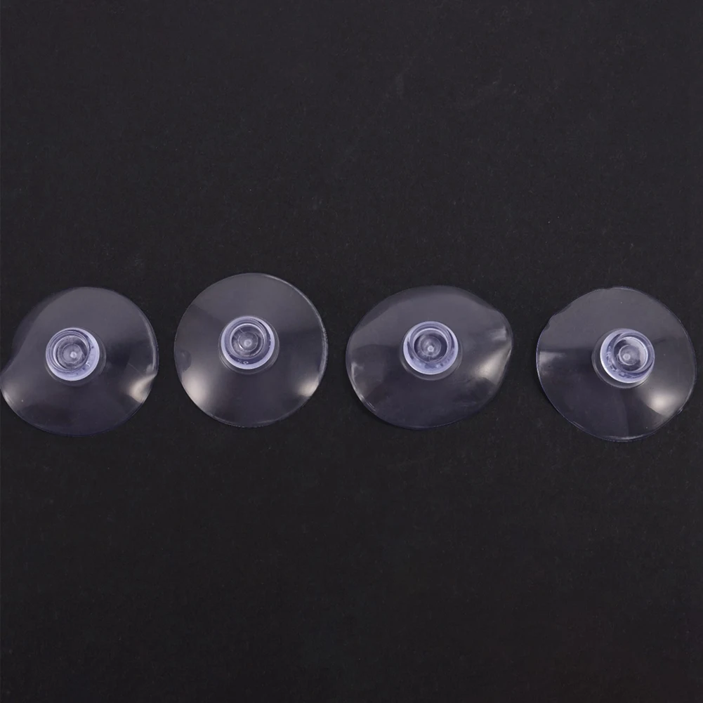 GTBL 200Pcs 40Mm Clear Suction Cup Sucker Mushroom Head Suction Cup Suction
