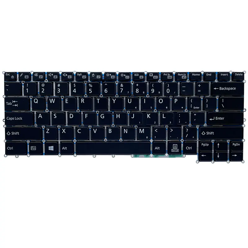 Imagem -02 - Teclado Inglês do Portátil para o Portátil Novo para o Afid U9310 U9310x U9311 U9311a U9311x U937 U938 U939 U939x 5u13a2 9u13a2 9x13a2