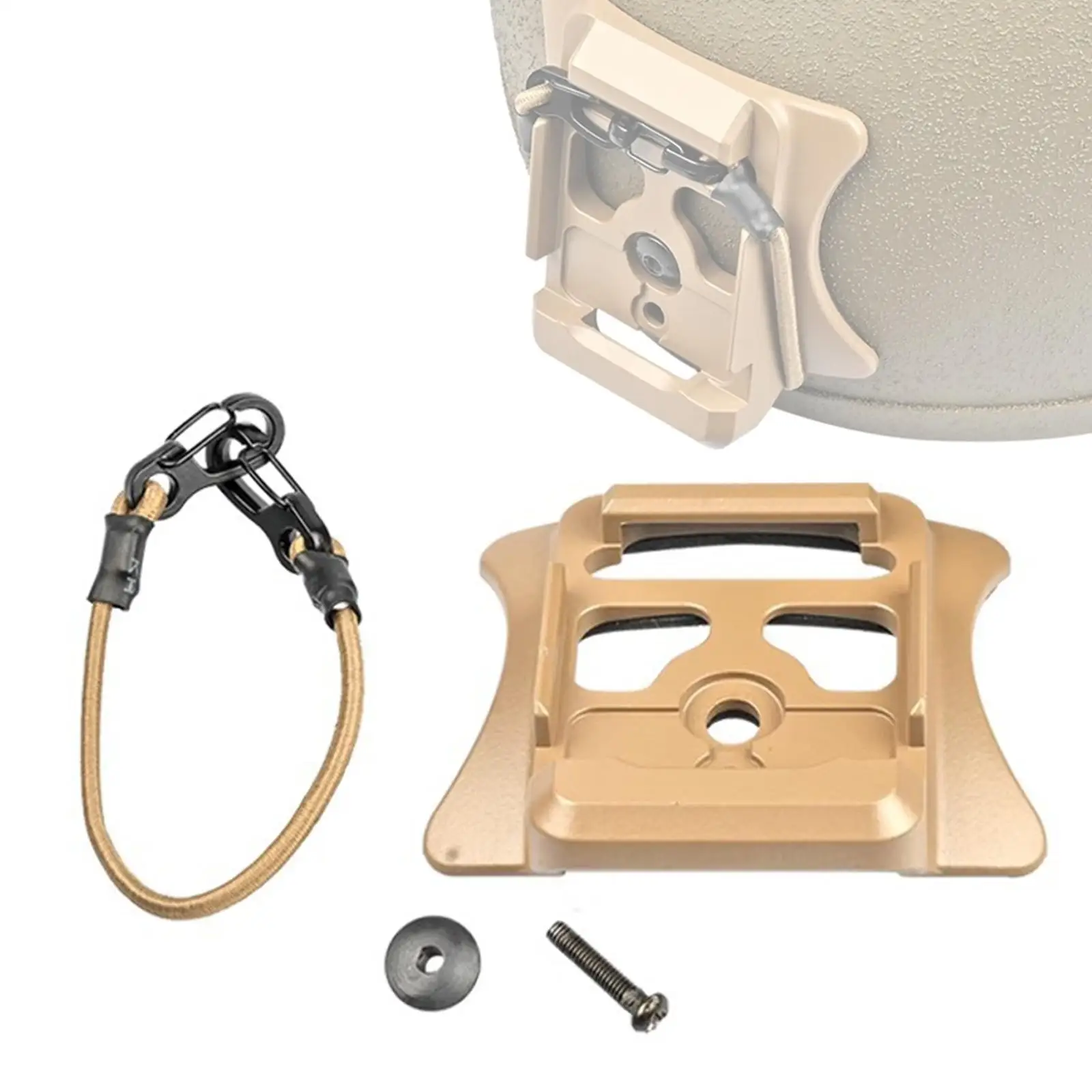 

Nvg Mount Base Multipurpose Night Device Mount Adapter Helmet Nvg Bracket