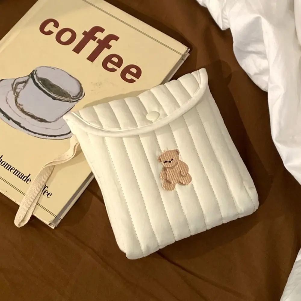 

Creative Large Capacity Mini Cosmetic Bag Bear Cherry Sanitary Napkin Storage Bag Tulip Small Item Bag Rabbit Coin Purse Outdoor