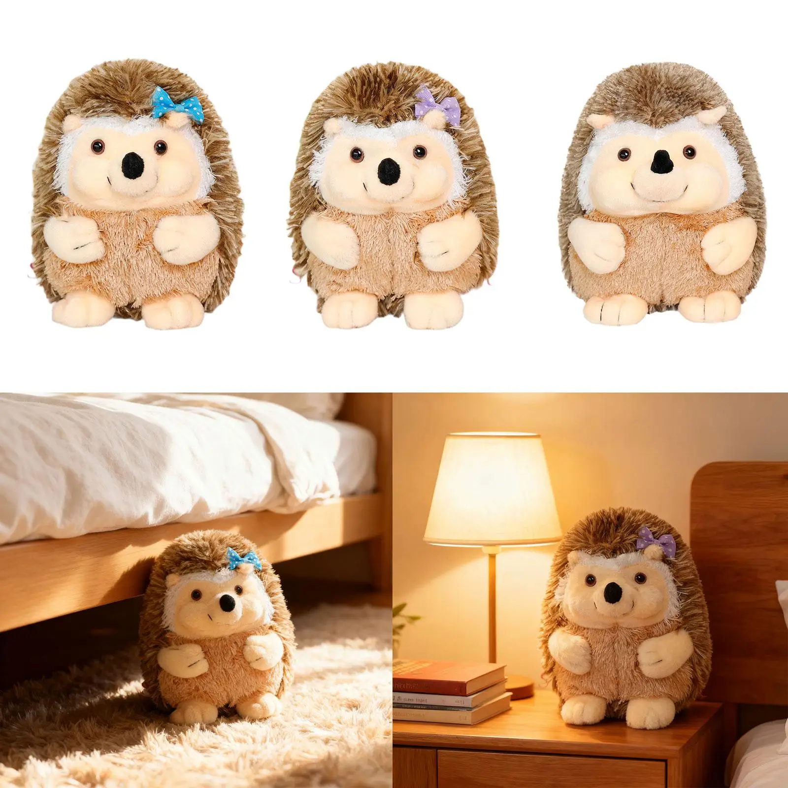 Hedgehog Animal Doll Soft Stuffed Animal Plush Toy for Teens Children Kids