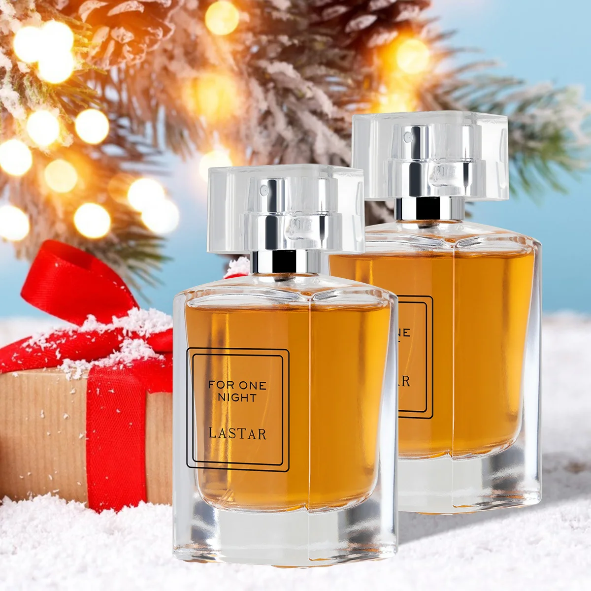 LASTAR Parfüm, klassischer holziger Duft, zwei Flaschen in insgesamt 100 ml/3,38 fl oz, langanhaltender Duft, Unisex, Weihnachtsgeschenk.