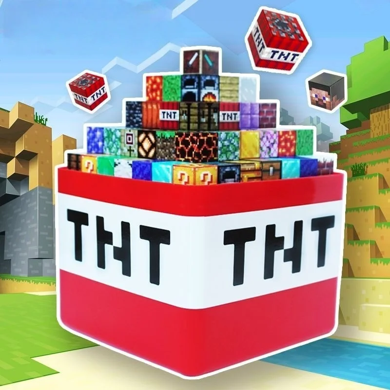 مكعبات البناء المغناطيسية TNT مناسبة لألعاب تعليمية مونتيسوري الحسية للأطفال، ومكعبات البناء التعليمية #5