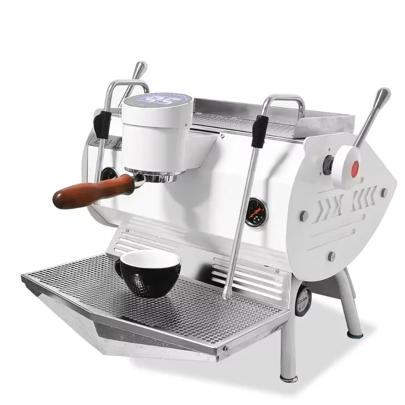 Single Head Semi Auto Espresso Machine Programmable for Cappuccino Commercial Stainless Steel Custom