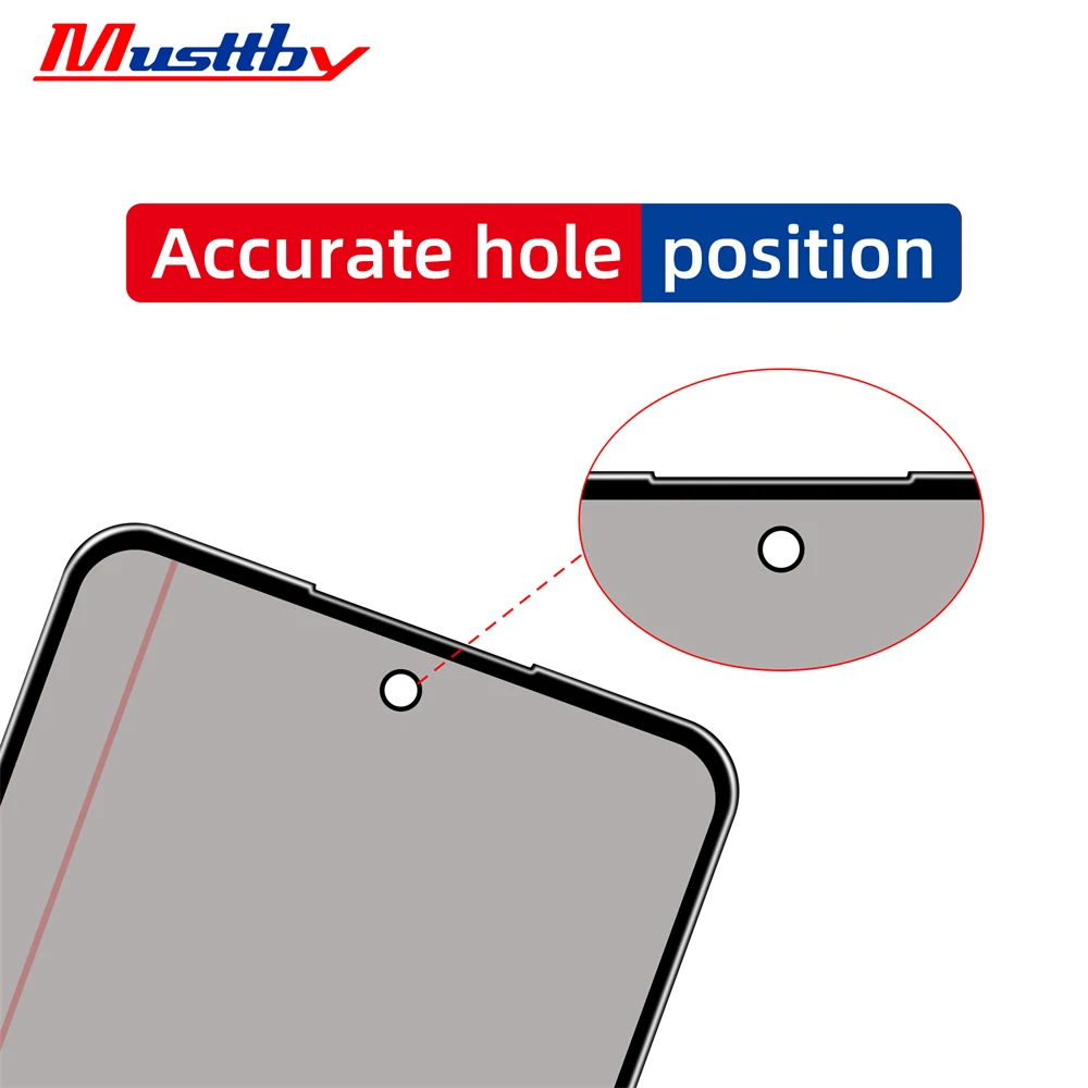 5pcs Front OCA Glass Lens With Glue Polarizer Film For Samsung S24 S23 Plus S21 S20 FE LCD Panel Screen Repair Parts Replacement