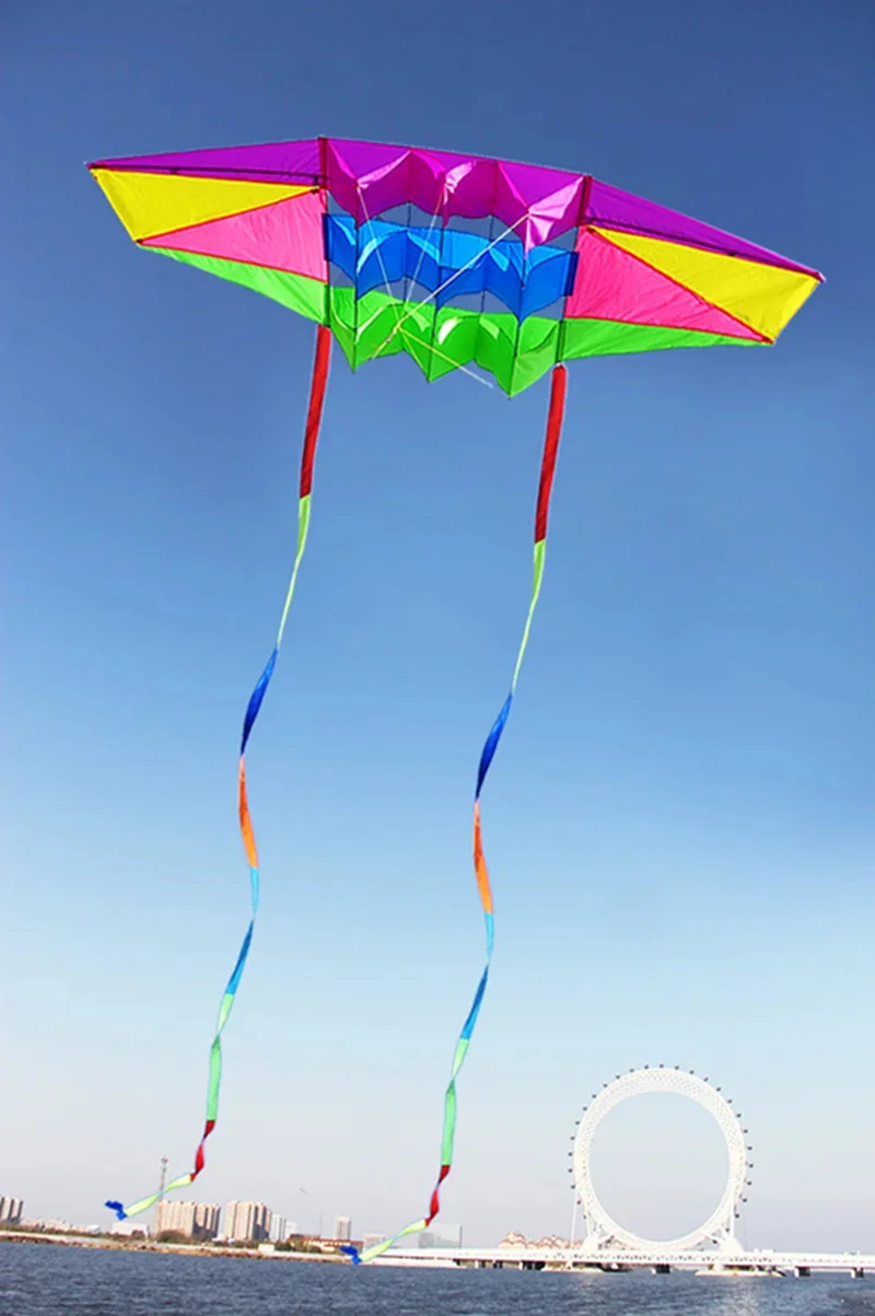 Cometas de Radar de 2,5 m para niños, cometas planeadoras, juguetes, cometa de parafoil, equipo de parapente 3d, windsock, Envío Gratis