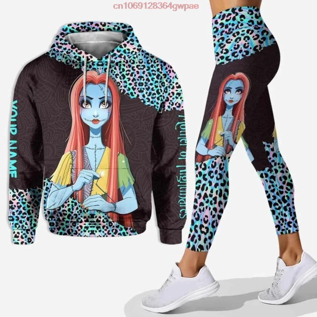 Disney-Sweat à capuche 3D Loungefly pour femme, sous-vêtements de yoga, sweat à capuche graphique mignon, ensemble de sport pour femme, Halloween, Y2K, nouveau