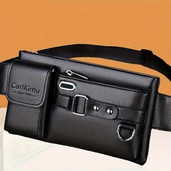 WEIXIER brand unisex single shoulder multifunctional sports running large capacity waist men's chest bag casual crossbody wallet