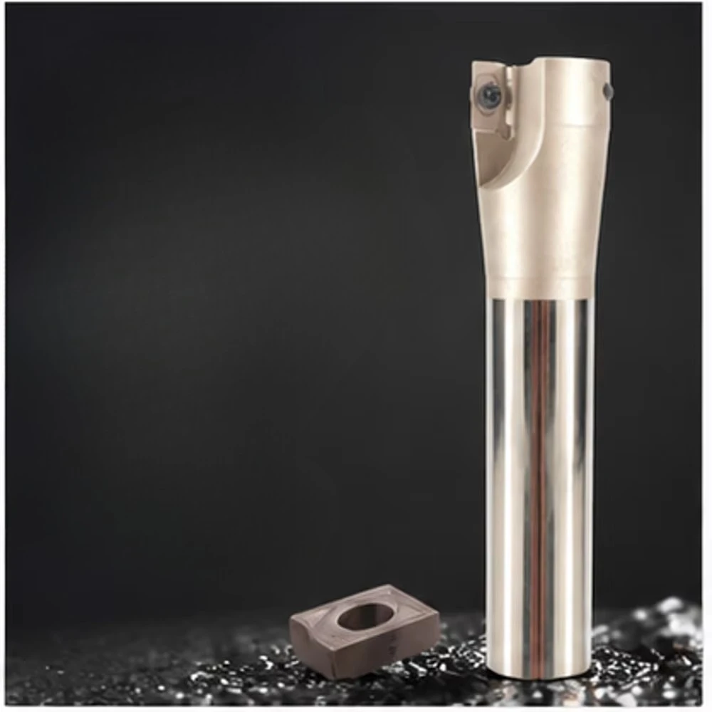 ETI BAP400R 32mm CNC Milling 160mm Length C25 Shank 2 Flute Indexable End Mill HRC 45 APMT1604 for CNC Machining Centers