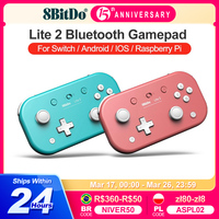 8BitDo Lite 2 Gamepads for Nintendo Switch Controller Controle for Raspberry Pi Android iOS iPadOS tvOS macOS Turtbo function