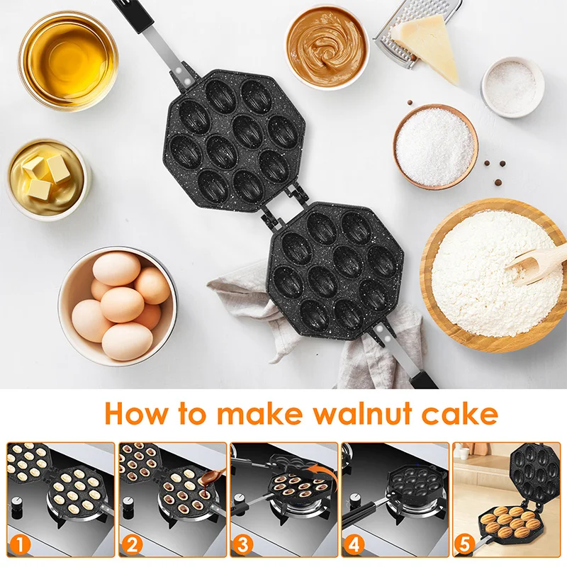 

Octopus Cooking Mold Quail Egg Octopus Balls Baking Plate Non Stick Pot Easy To Clean Heat Uniformly DIY Home Food Party Snacks