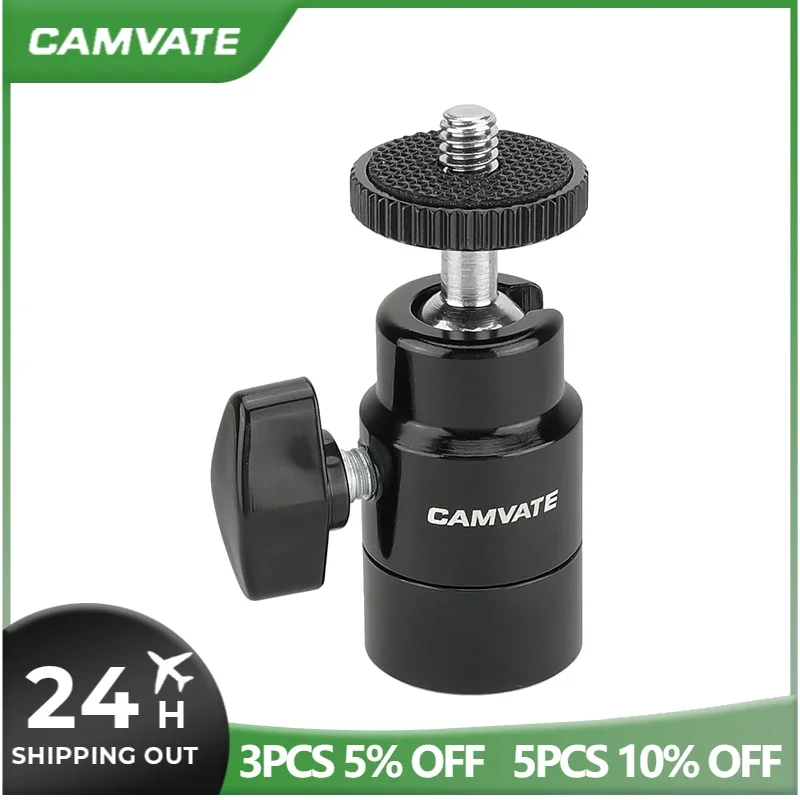 CAMVATE  Multi-purpose Ball Head Support Holder With 1/4