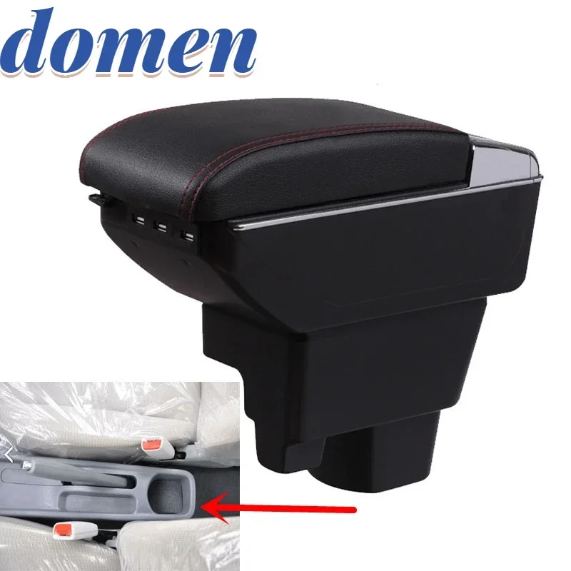 NEW For Geely MK Armrest Box Central Store Content Box Cup Holder Ashtray Car-styling Products Interior Accessory Part 09-13