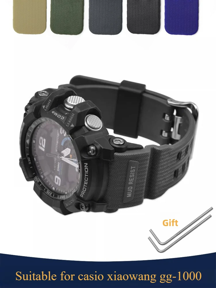 

Suitable for Casio G-SHOCK Little Mud King silicone watch strap men GG-1000/GWG-100/GSG-100 accessories
