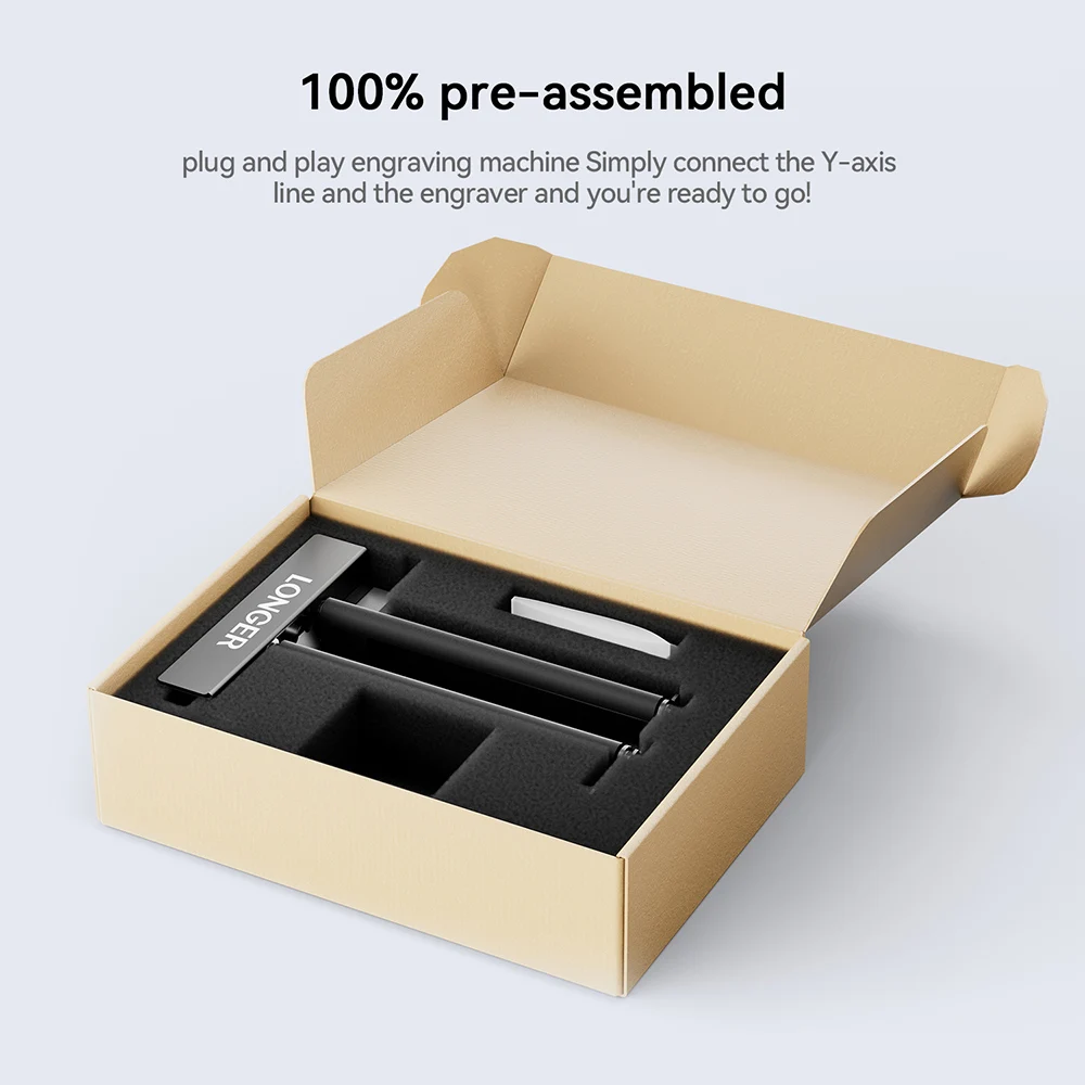 أسطوانة دوارة لمحور Y بالليزر أطول 360 درجة ° دوران قابل للتعديل 6-300 مم أقطار #3