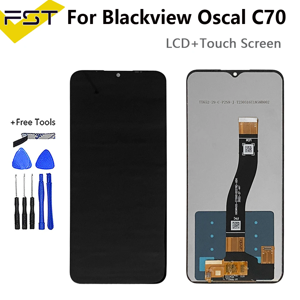 Original For Blackview OSCAL C80 LCD Display For Blackview Oscal C20 C30 S70 S60 Pro C60 C70 S80 Tiger 12 LCD Screen Display