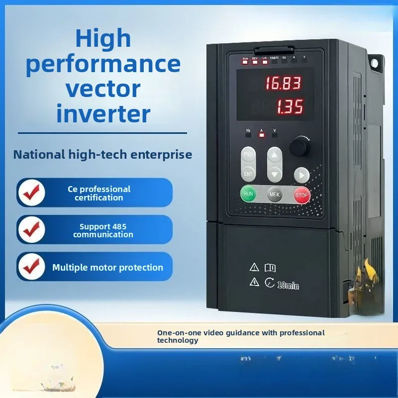 Inverter Three-phase 380v Heavy Duty Universal 1.5-2 2-7.5 - 11-22-630 kw Motor Governor