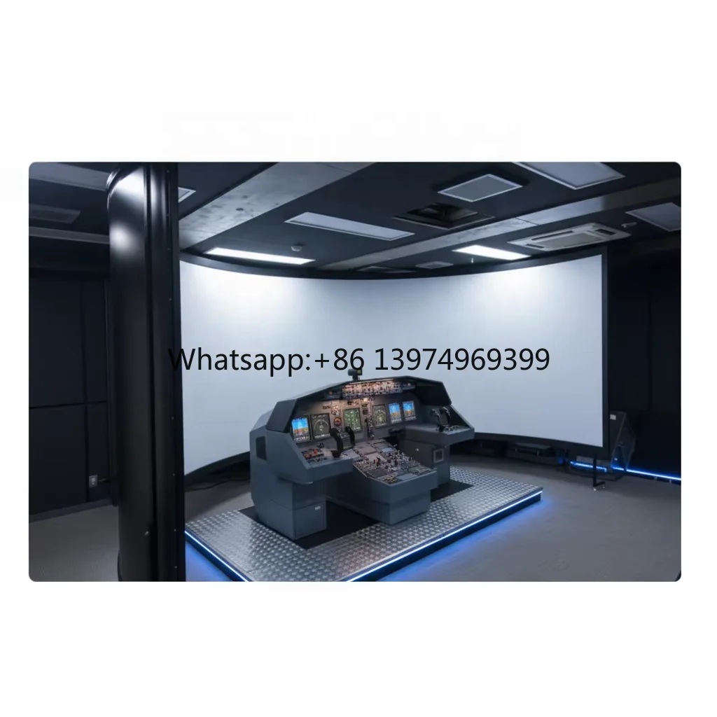 Large FOV 220 Degree Simulation Curved Projection Screen Curved Projector Screen, 3D Silver Projection Screen