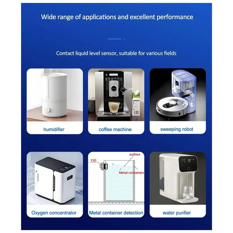 B03C-Low Cost Capacitive Contact Typle Designed Liquid Level Switch Level Sensor For Both Metal And Non-Metallic Tank
