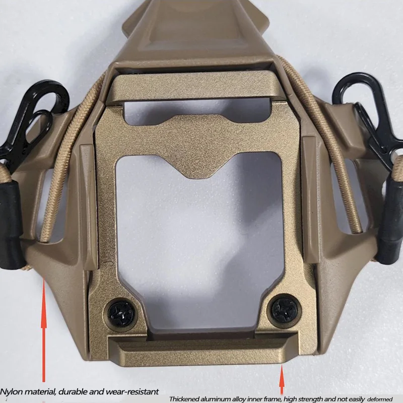 New Tactical Helmet Vas Shroud Three-Hole NVG Mount Adapter/Aluminum Alloy Modular Shroud For FAST MICH AF Wendy Helmet