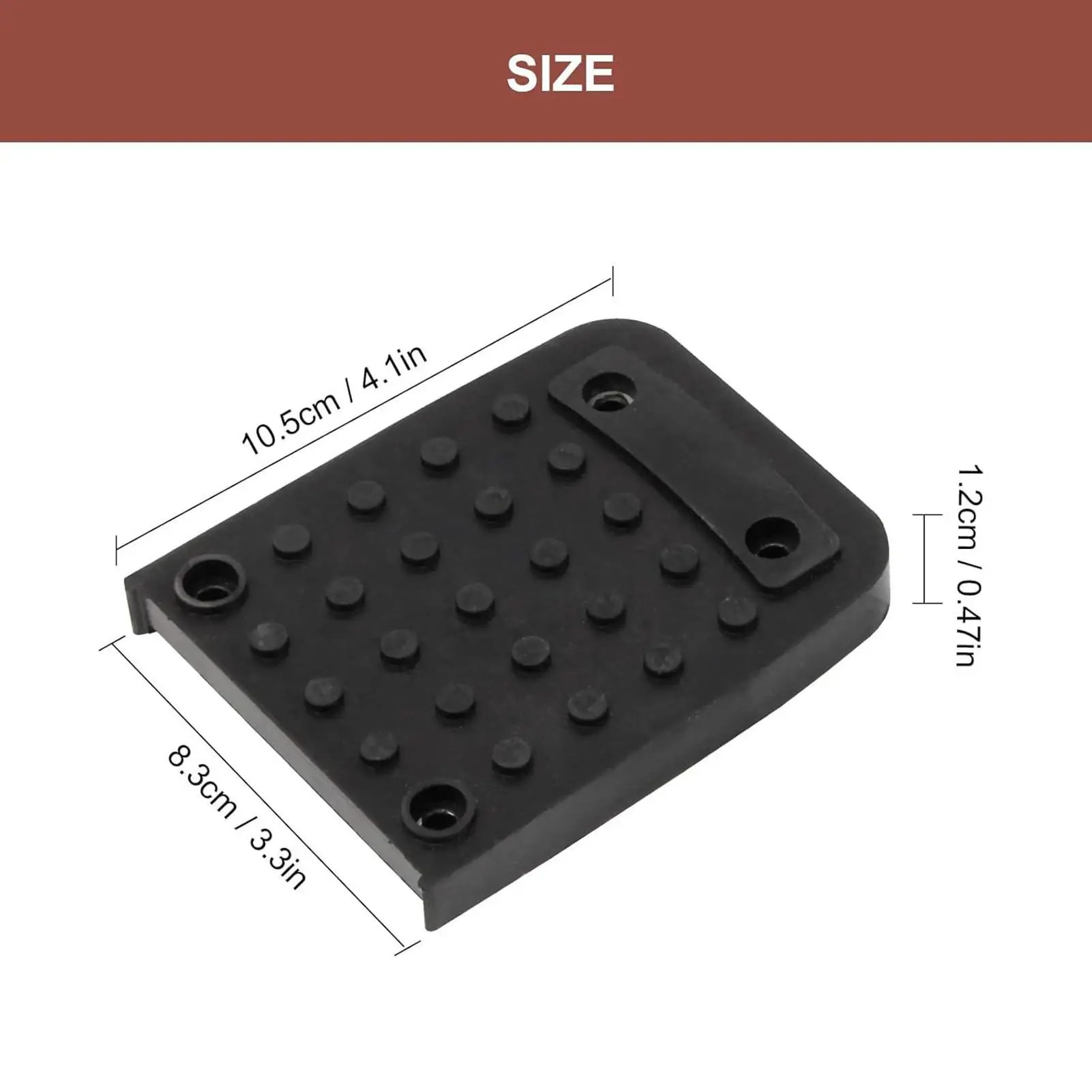 Tappetino antiscivolo per palette per cartongesso 4 pezzi Tappetino antiscivolo per treppiede da costruzione con vite per intonacare la pittura Cablaggio di strada