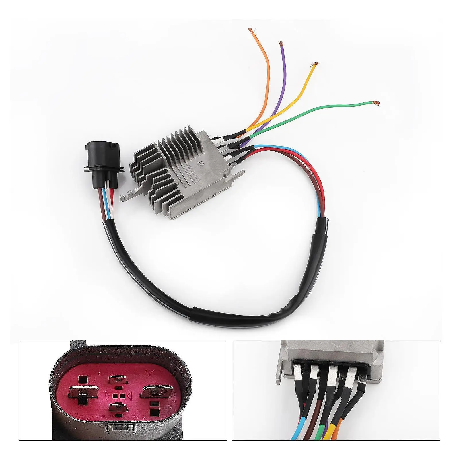 

HVAC Heater Blower Motor Resistor Direct Fit Sturdy Parts for Audi A6 C6 Engine Cooling Car Spare Accessory 2005-2011