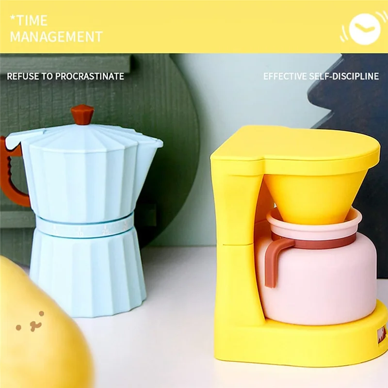Cute Mechanical Kitchen Timer Countdown Tool Children's Kitchen Cooking Timing Tool-B09B