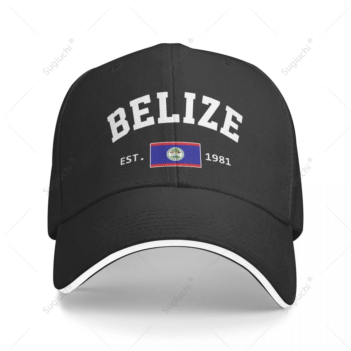 Baseball Cap Belize EST.1981 Independence Day Men Women Unisex Hip Hop Sandwich Caps Snapback Golf Hat Fishing