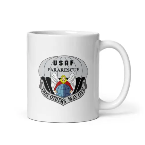 U.S. Air Force Pararescue That Others May Live white glossy mug U.S.A.F.