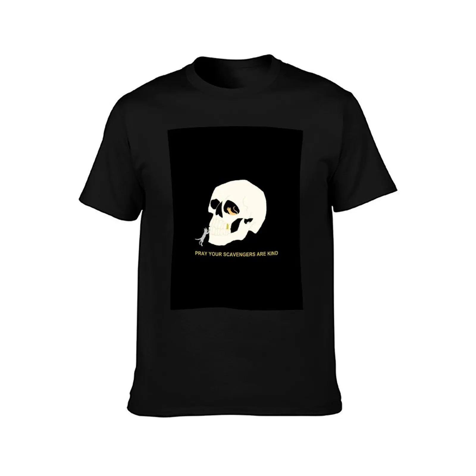 pray your scavengers are kind T-Shirt Work Wear Short Sleeve T-Shirt