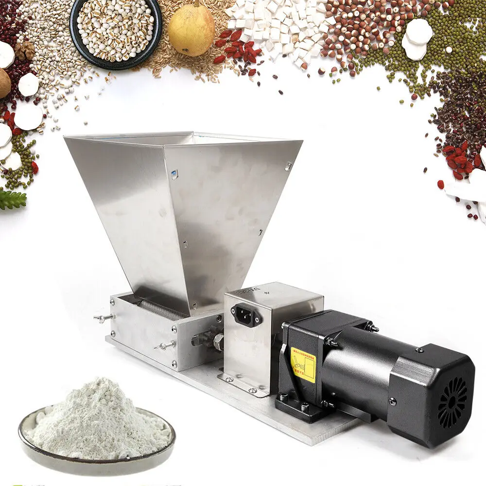 220v 1ph 50hz 60w Electric Grinder Grain Corn Wheat Feed/Flour Dry Cereal milling Machine