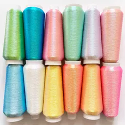 DIY embroidery computer embroidery thread, super bright color gold and silver thread, sewing thread, hand marital winding thread